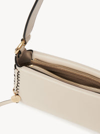 OK PORTE_Sac Baguette Tilda en cuir - Cement Beige