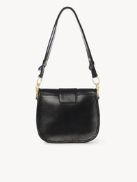 OK PORTE_Sac porté épaule Saddie en cuir - Black
