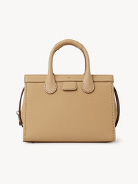 OK PORTE_Sac cabas zippé Edith en cuir - Milky Brown