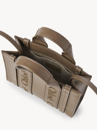 OK PORTE_Mini cabas Woody à bandoulière en cuir - Army Green