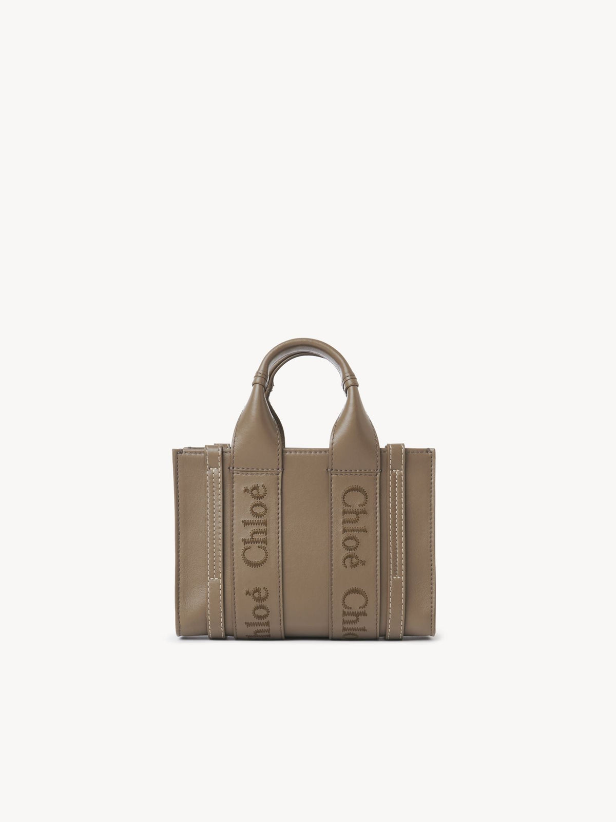 OK PORTE_Mini cabas Woody à bandoulière en cuir - Army Green