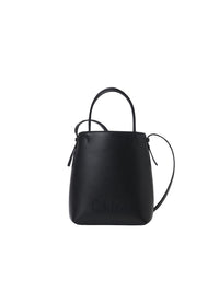 OK PORTE_Mini sac cabas Chloé Sense en cuir - Black