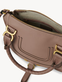OK PORTE_Petit sac double porté Marcie en cuir - Woodrose