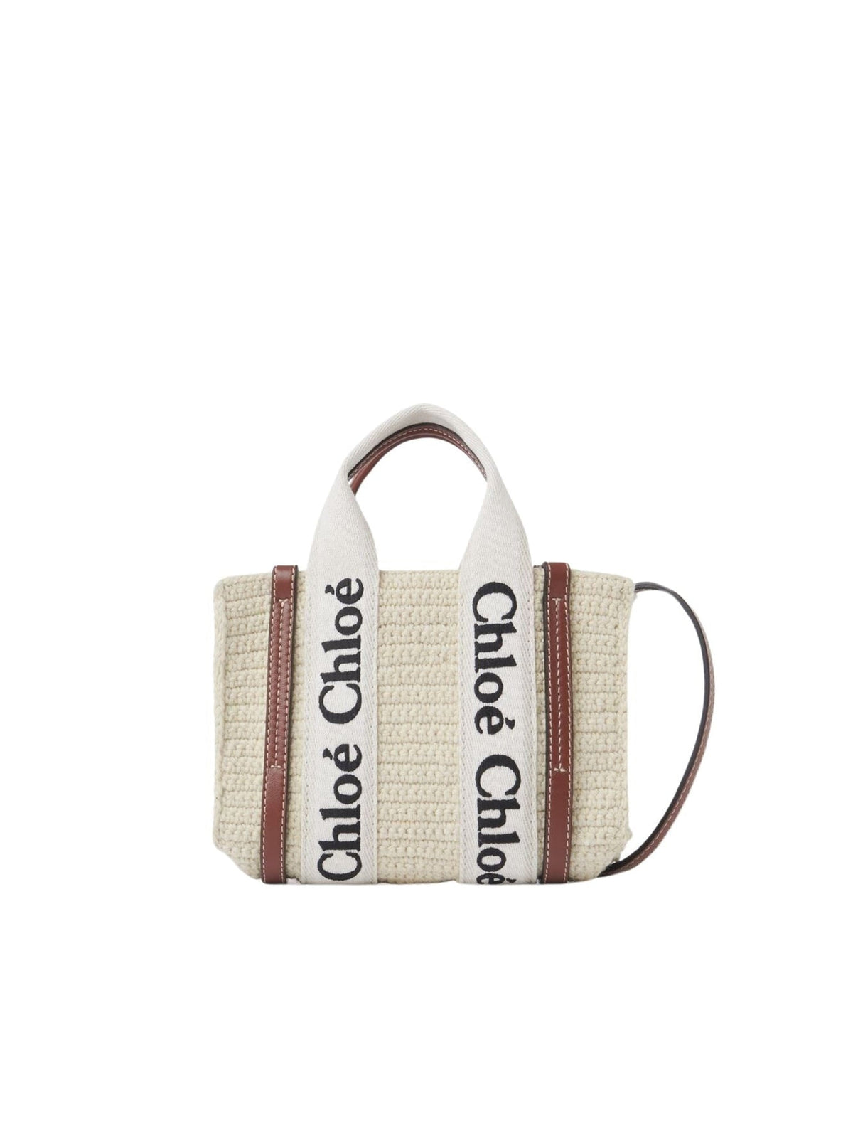 NO PORTE_Brown & Beige MINI TOTE - Brown & Beige