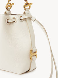OK PORTE_Micro sac porté épaule Marcie en cuir - Misty Ivory