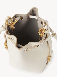 OK PORTE_Micro sac porté épaule Marcie en cuir - Misty Ivory