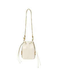 OK PORTE_Micro sac porté épaule Marcie en cuir - Misty Ivory