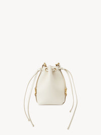 OK PORTE_Micro sac porté épaule Marcie en cuir - Misty Ivory