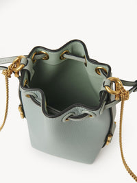 OK PORTE_Micro sac porté épaule Marcie en cuir - Bay Green