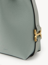 OK PORTE_Micro sac porté épaule Marcie en cuir - Bay Green
