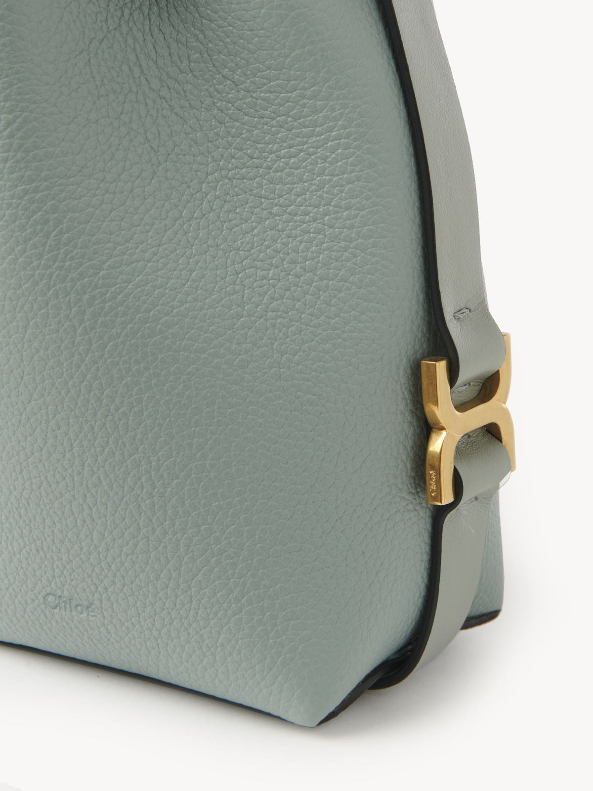 OK PORTE_Micro sac porté épaule Marcie en cuir - Bay Green