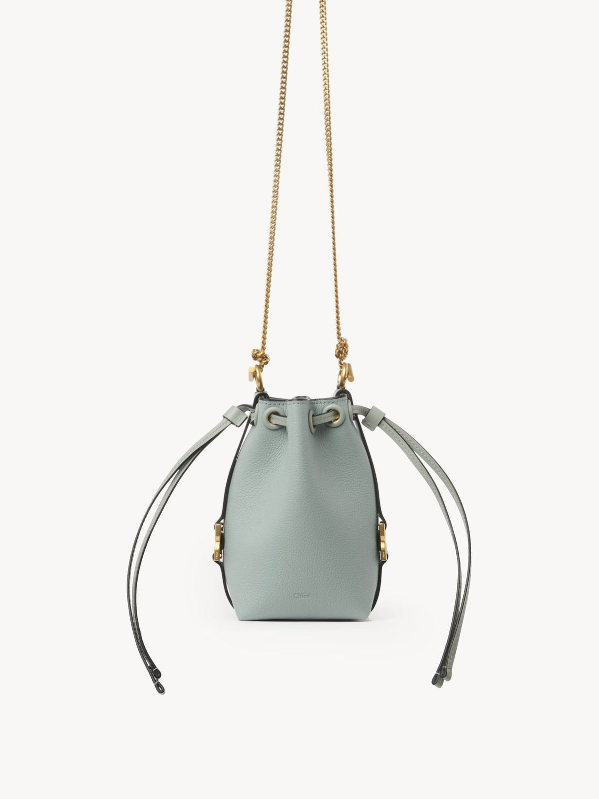 OK PORTE_Micro sac porté épaule Marcie en cuir - Bay Green