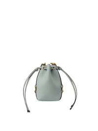 OK PORTE_Micro sac porté épaule Marcie en cuir - Bay Green