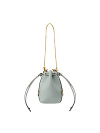 OK PORTE_Micro sac porté épaule Marcie en cuir - Bay Green