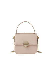 OK PORTE_Petit sac porté épaule Penelope en cuir - Powder Beige