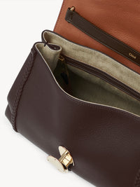 NO PORTE_Sac souple porté épaule Penelope en cuir - Deep Violine