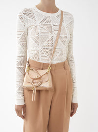 OK PORTE_Mini sac Joan en cuir - Golden Dust