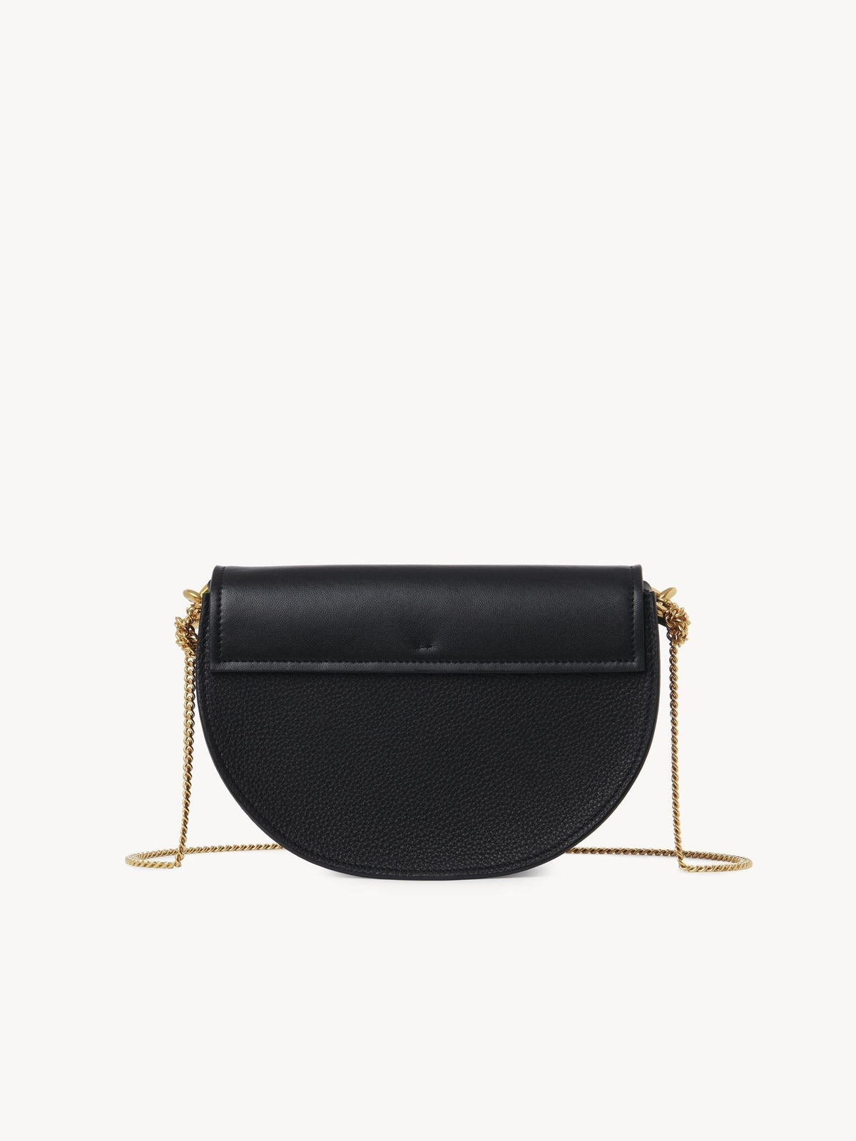 OK PORTE_Black CHAIN FLAP BAG - Black