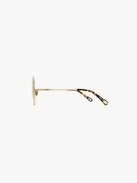 OK PORTE_Lunettes de soleil aviateur Honore - Gold & Grad Green
