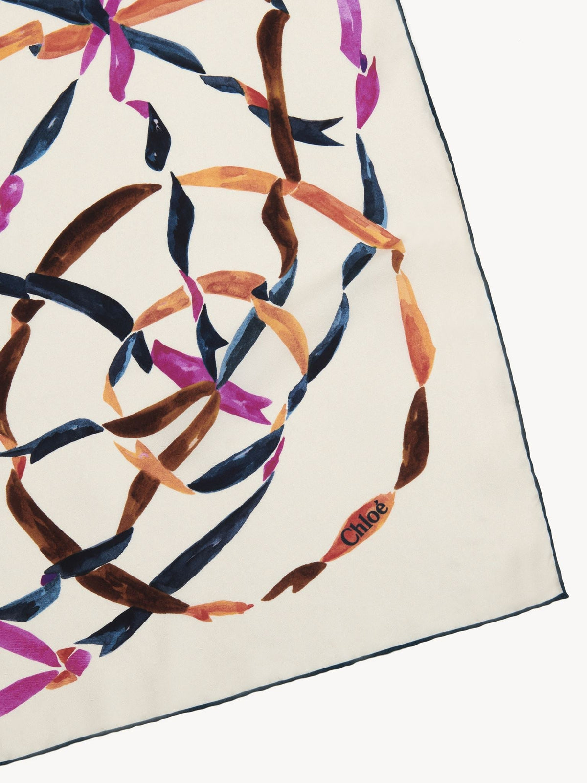 NO PORTE_Iconic Milk CARRE SCARF - Iconic Milk