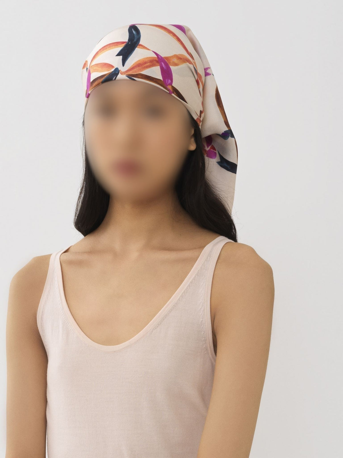 NO PORTE_Iconic Milk CARRE SCARF - Iconic Milk