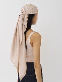 OK PORTE_Foulard en soie - Light Pink