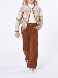 OK PORTE_Pantalon droit - Dark Stone