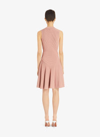 Sculpting short dress - Bordeaux