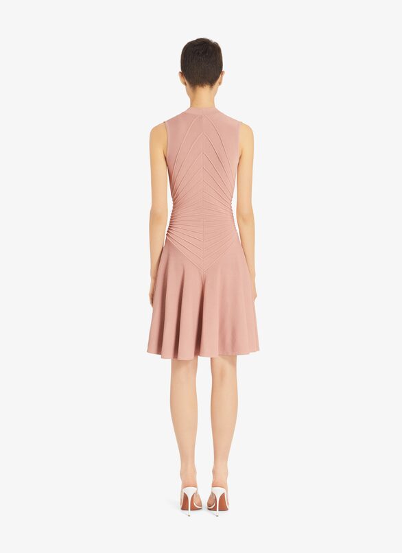 Sculpting short dress - Bordeaux