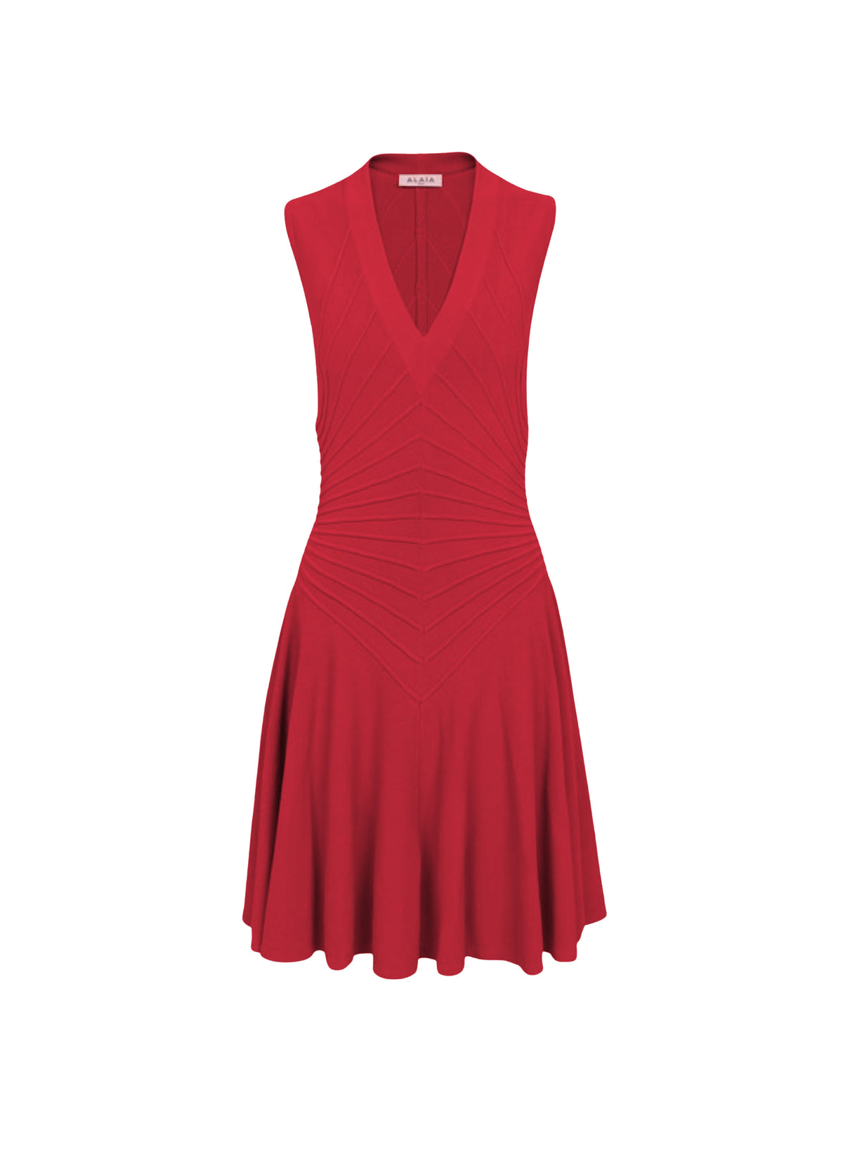 Sculpting short dress - Bordeaux