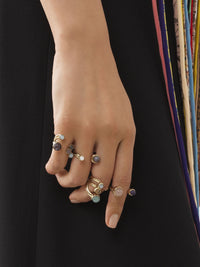 OK PORTE_Bague Zodiac bélier en laiton - Multicolor