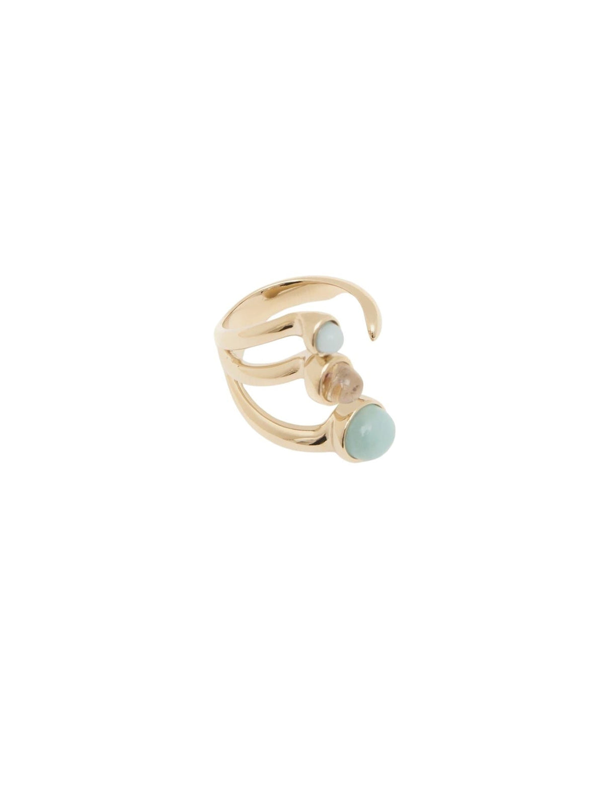 OK PORTE_Bague Zodiac bélier en laiton - Multicolor