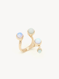 OK PORTE_Bague Zodiac balance en laiton - Multicolor
