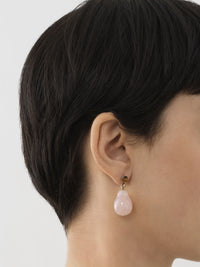 OK PORTE_Boucles d’oreilles Darcey en laiton - Pink & Brown