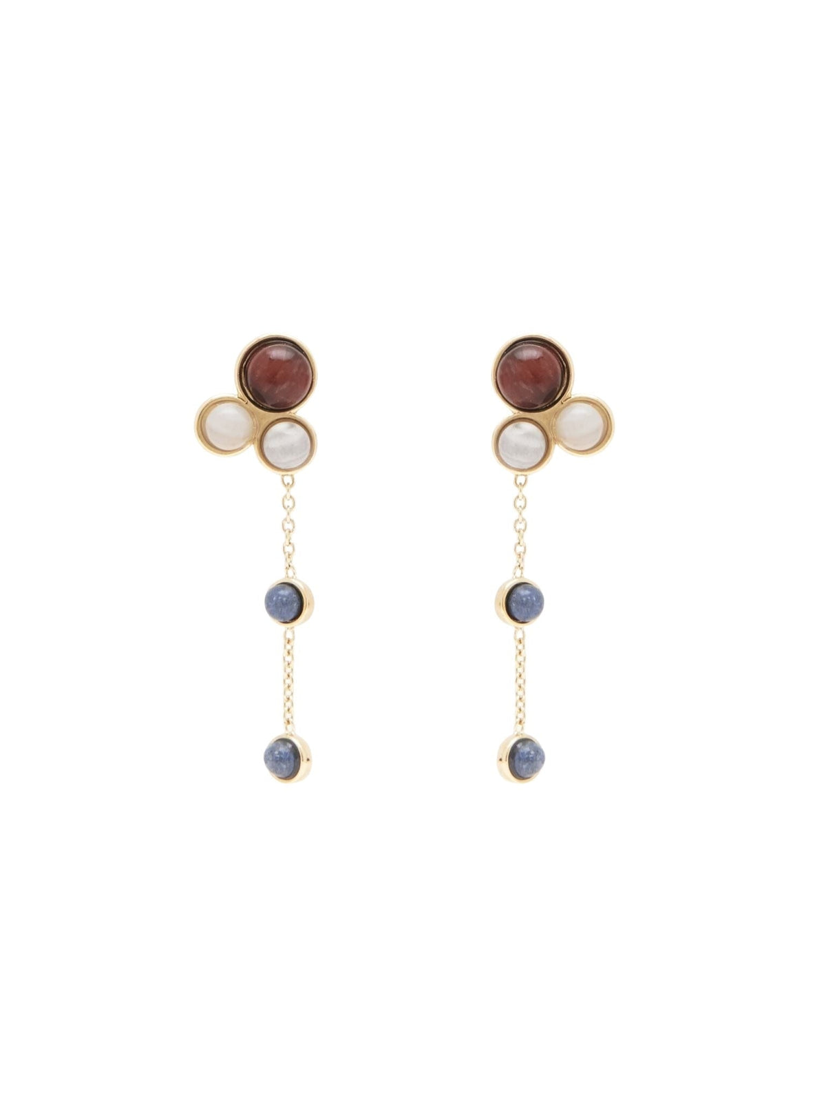 OK PORTE_Boucles d'oreilles Ora en laiton - Multicolor