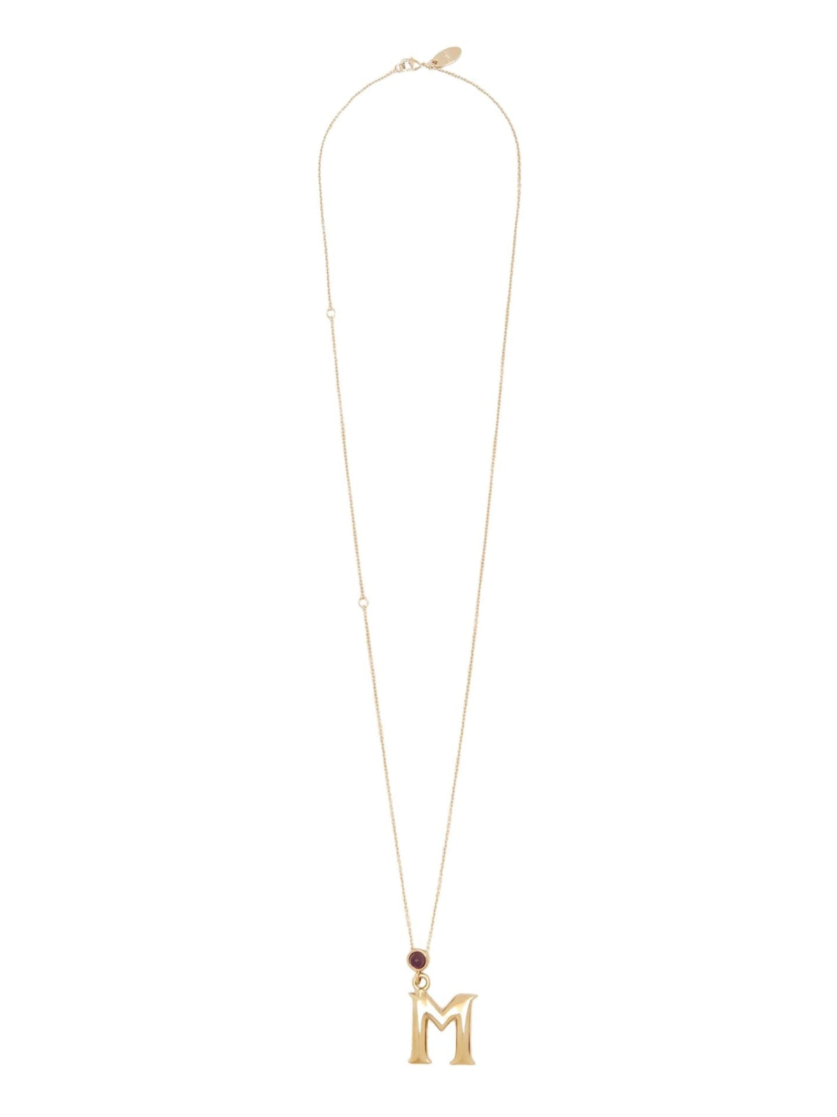 OK PORTE_Collier Alphabet en laiton - Gold Color