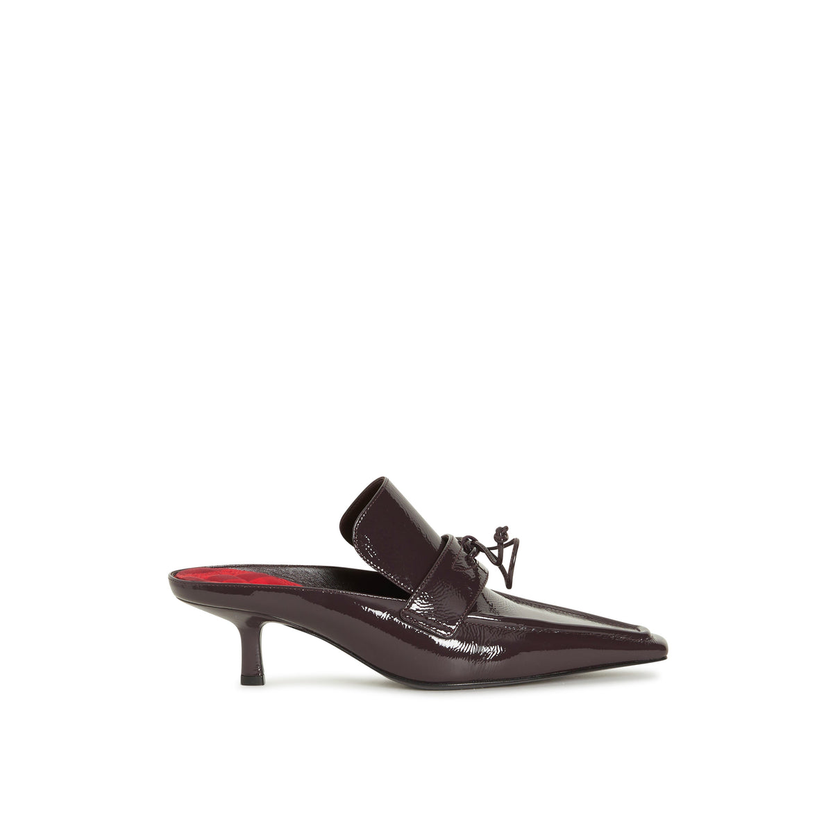 W MULES AUBERGINE