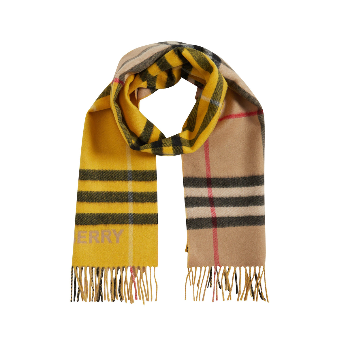 CASHMERE SCARVES ARCH B/ BLACK PEAR