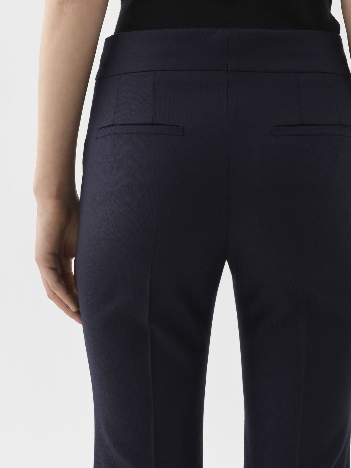 OK PORTE_Pantalon bootcut en laine - Summer Night