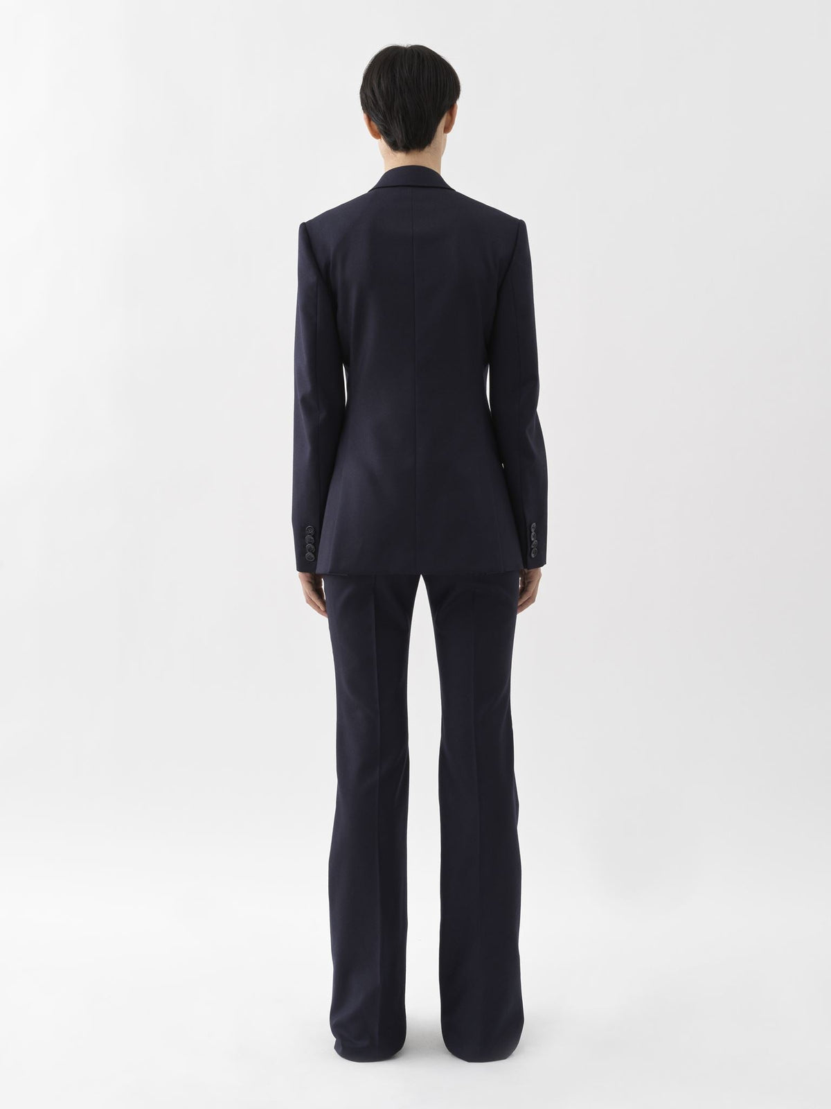 OK PORTE_Pantalon bootcut en laine - Summer Night