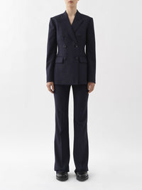OK PORTE_Pantalon bootcut en laine - Summer Night