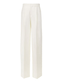 OK PORTE_Pantalon large en lin - Iconic Milk