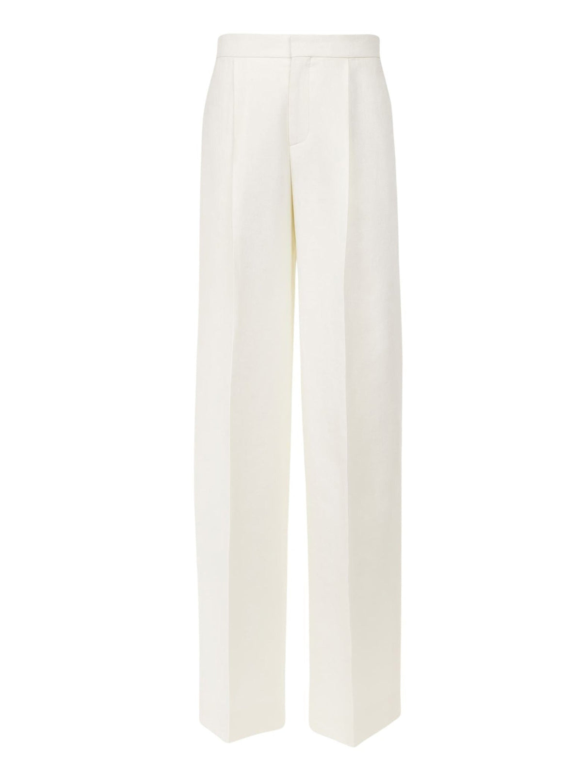 OK PORTE_Pantalon large en lin - Iconic Milk