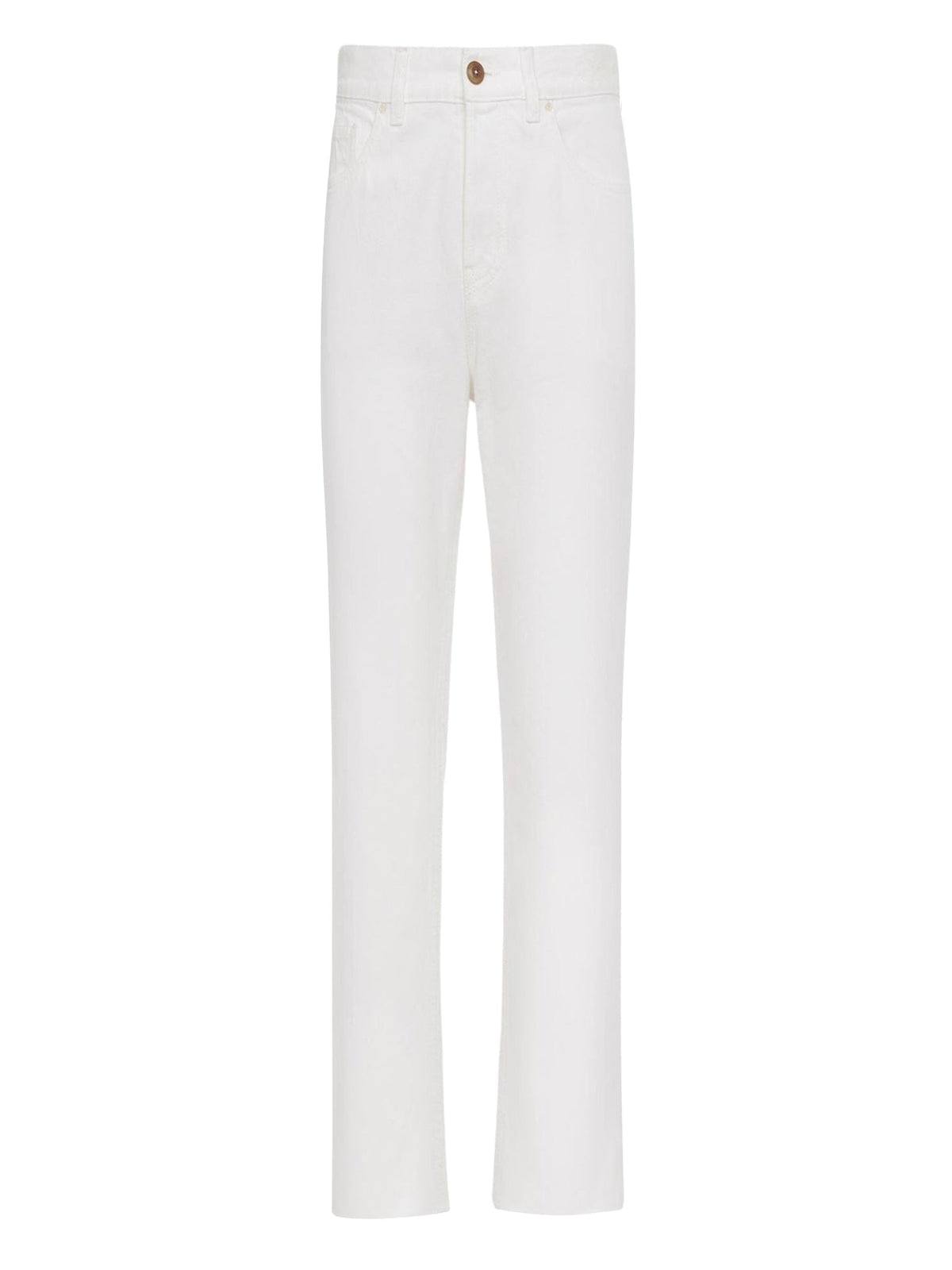 OK PORTE_Pantalon court droit  Masaya - White