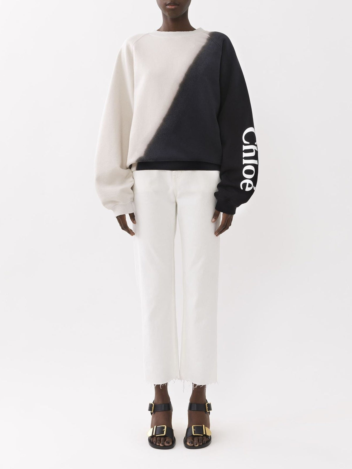 OK PORTE_Pantalon court droit  Masaya - White