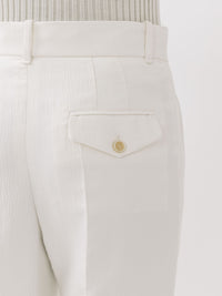 OK PORTE_Pantalon de costume évasé - Buttercream