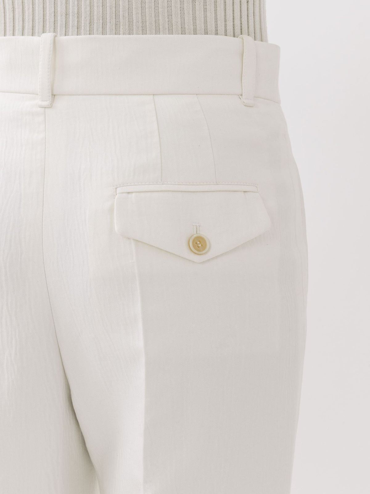 OK PORTE_Pantalon de costume évasé - Buttercream