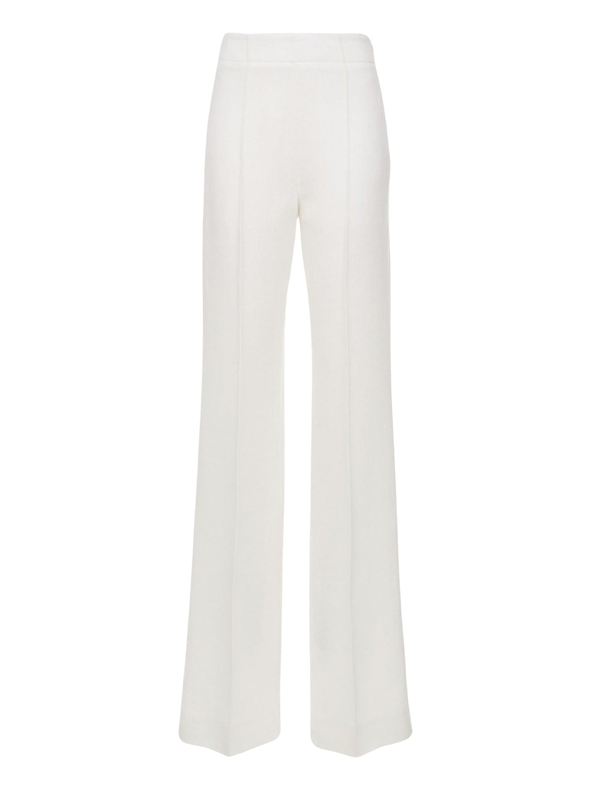 OK PORTE_Pantalon en laine - Eden White