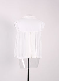 Art Deco short sleeve shirt - White