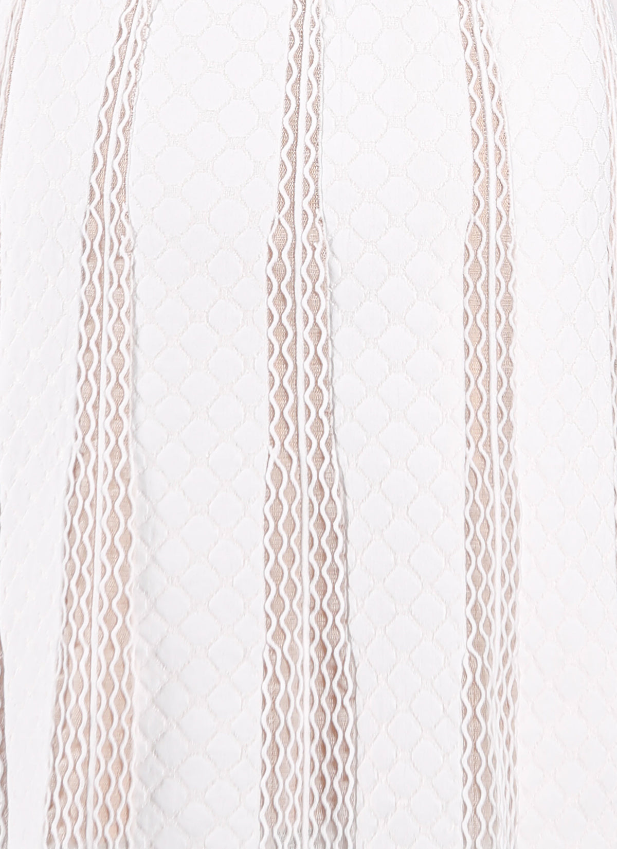 Salomon sleeveless knitted dress - White